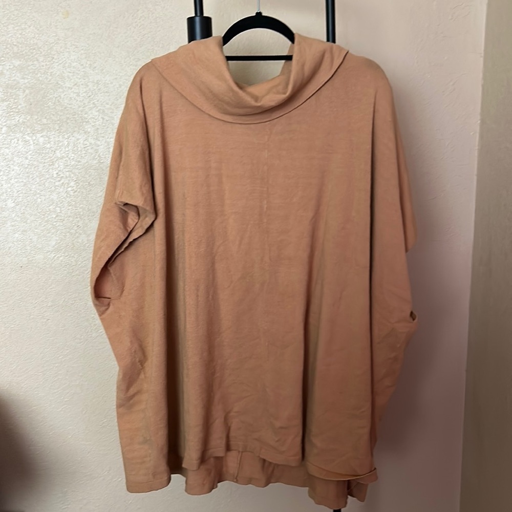 Oversized Cap Sleeve Sweater